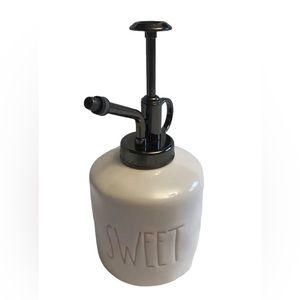 RAE DUNN SWEET Ceramic  Mister Watering Pot Gardening Pump Spray